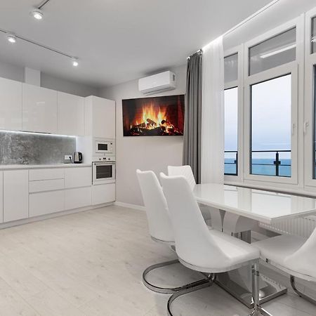 44 Pearl 1-Bedroom Panoramic Sea View Apartment Odessza Kültér fotó